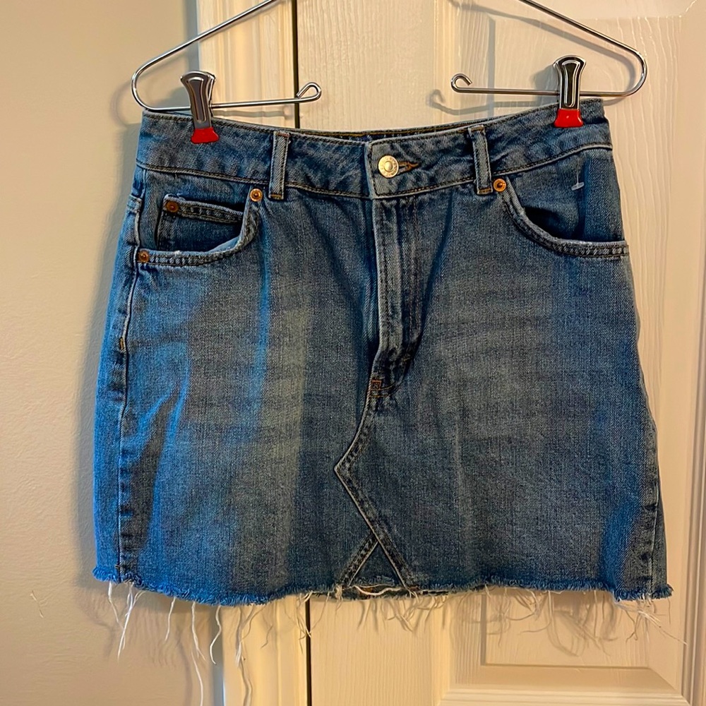 Denim Moto Topshop skirt